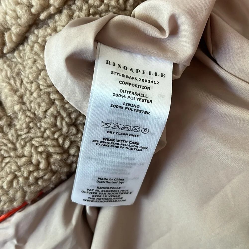 Rino and Pelle Teddy Sherpa Coat Jacket
